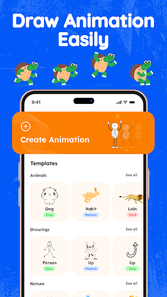 Draw Animation drawing interface