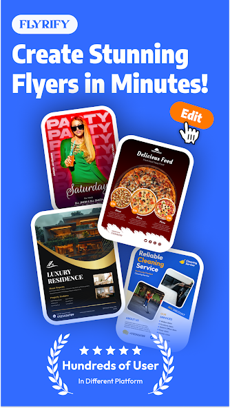 Poster Maker editing screen